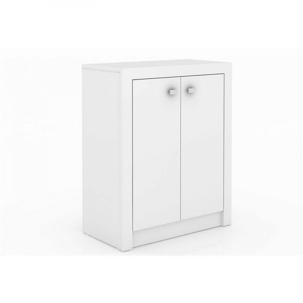 Balcão Para Escritório 2 Portas Branco