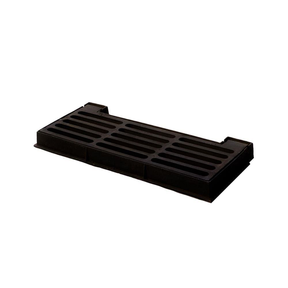 Tampa Tampão Chão Boca de Lobo Articulado de Ferro 30x90cm