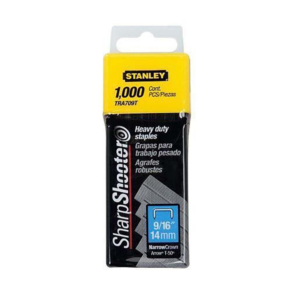 Grampo Para Grampeador Trabalho Pesado 9/16 1000 Pç TRA709T Stanley