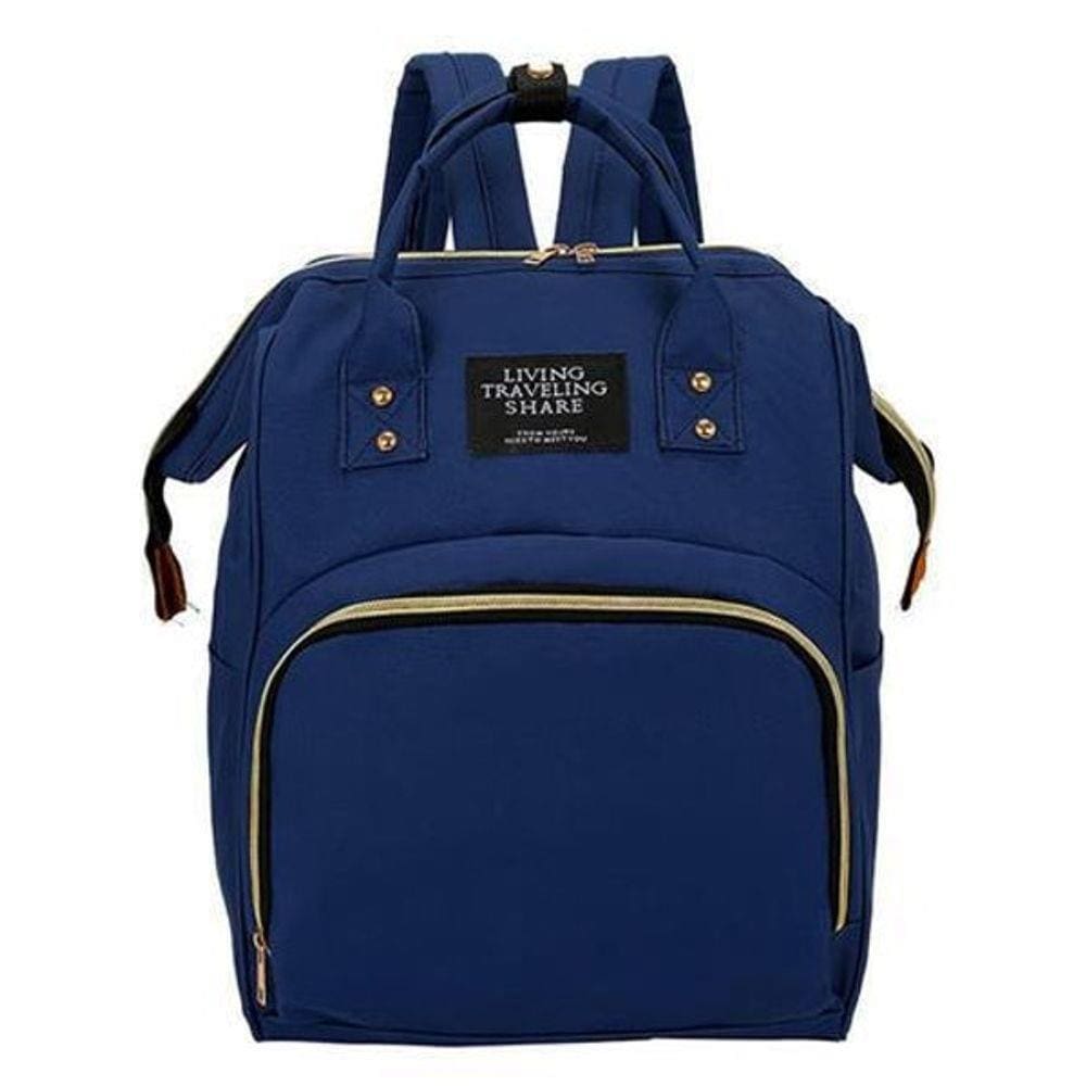 Bolsa Mochila Maternidade Azul Impermeável 1005 Travelling