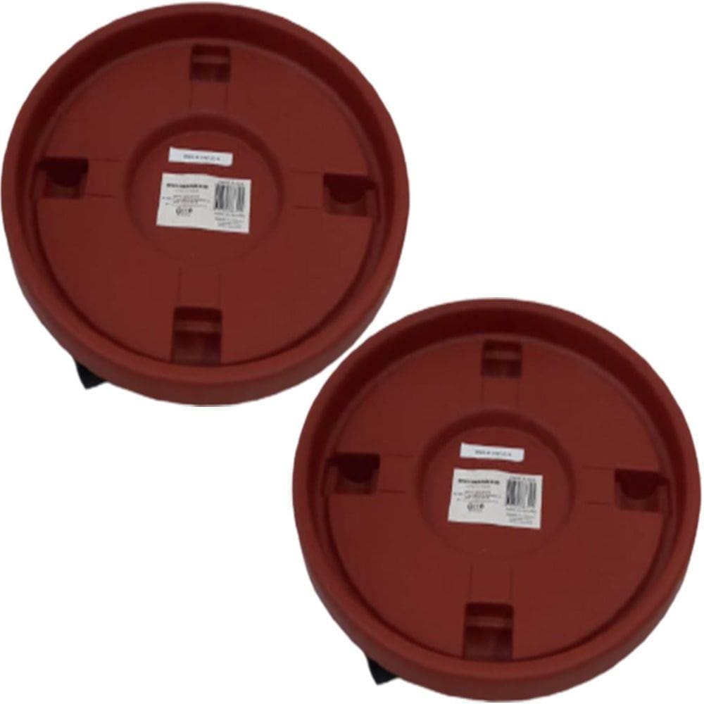 Kit Suporte Botijão De Gás Vaso de Flores Com Rodinhas 2 Pçs