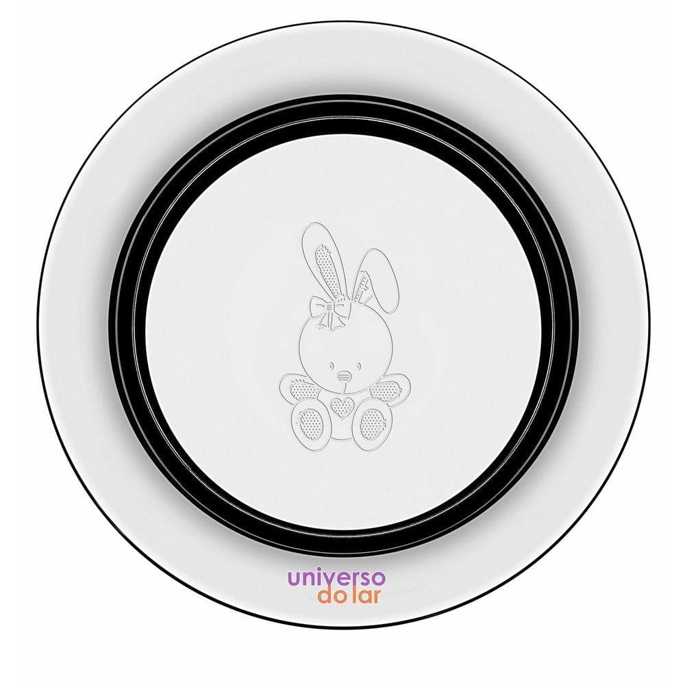 Prato Infantil Tramontina Le Petit Inox Coelhinho 23 cm Aço Inox