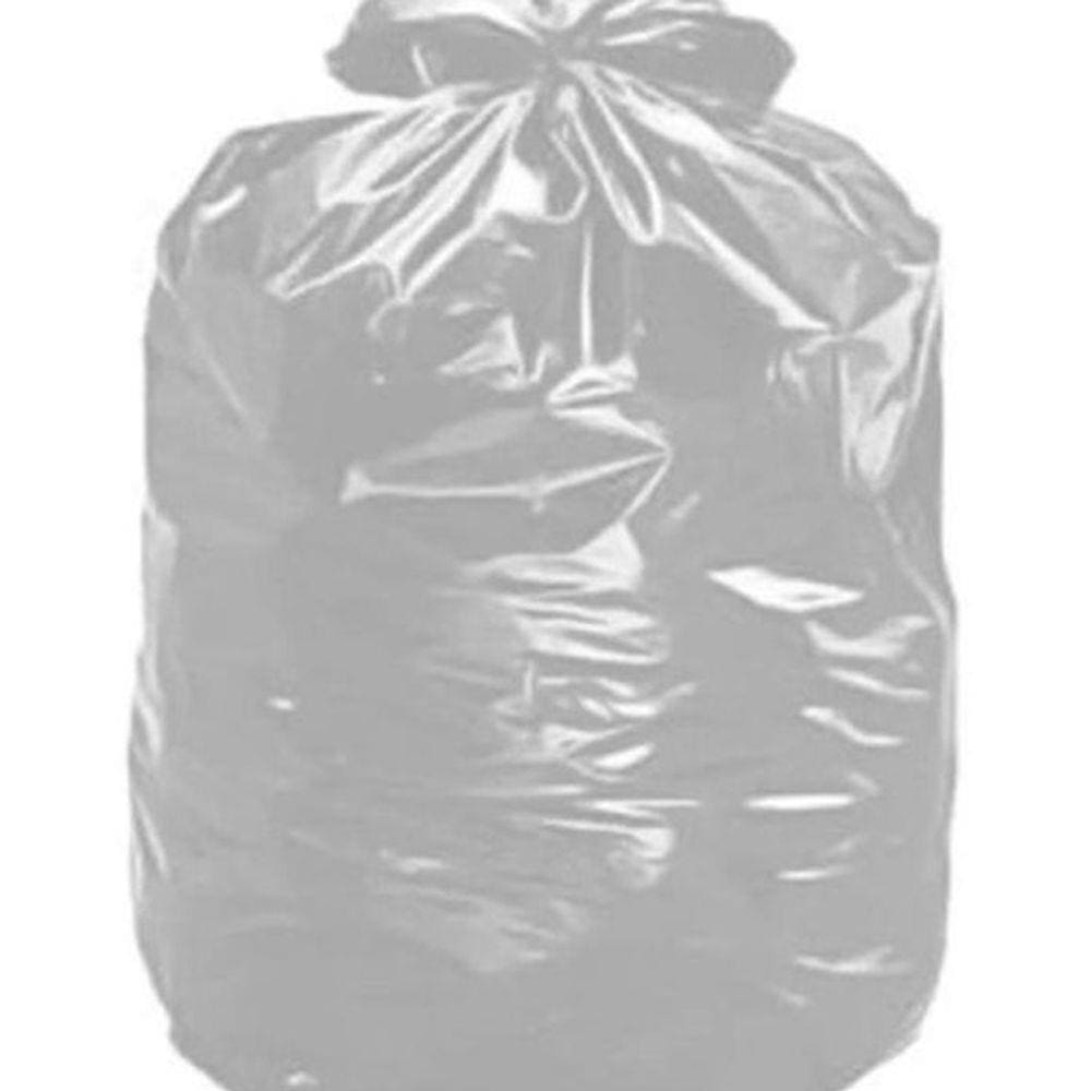 Saco Para Lixo De 100L Transparente 75X95X0,10 100Un