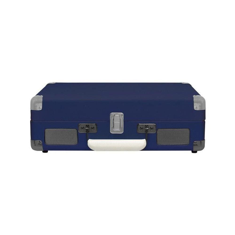 Vitrola Raveo Sonetto Chrome Navy Azul Escuro Disco E Usb