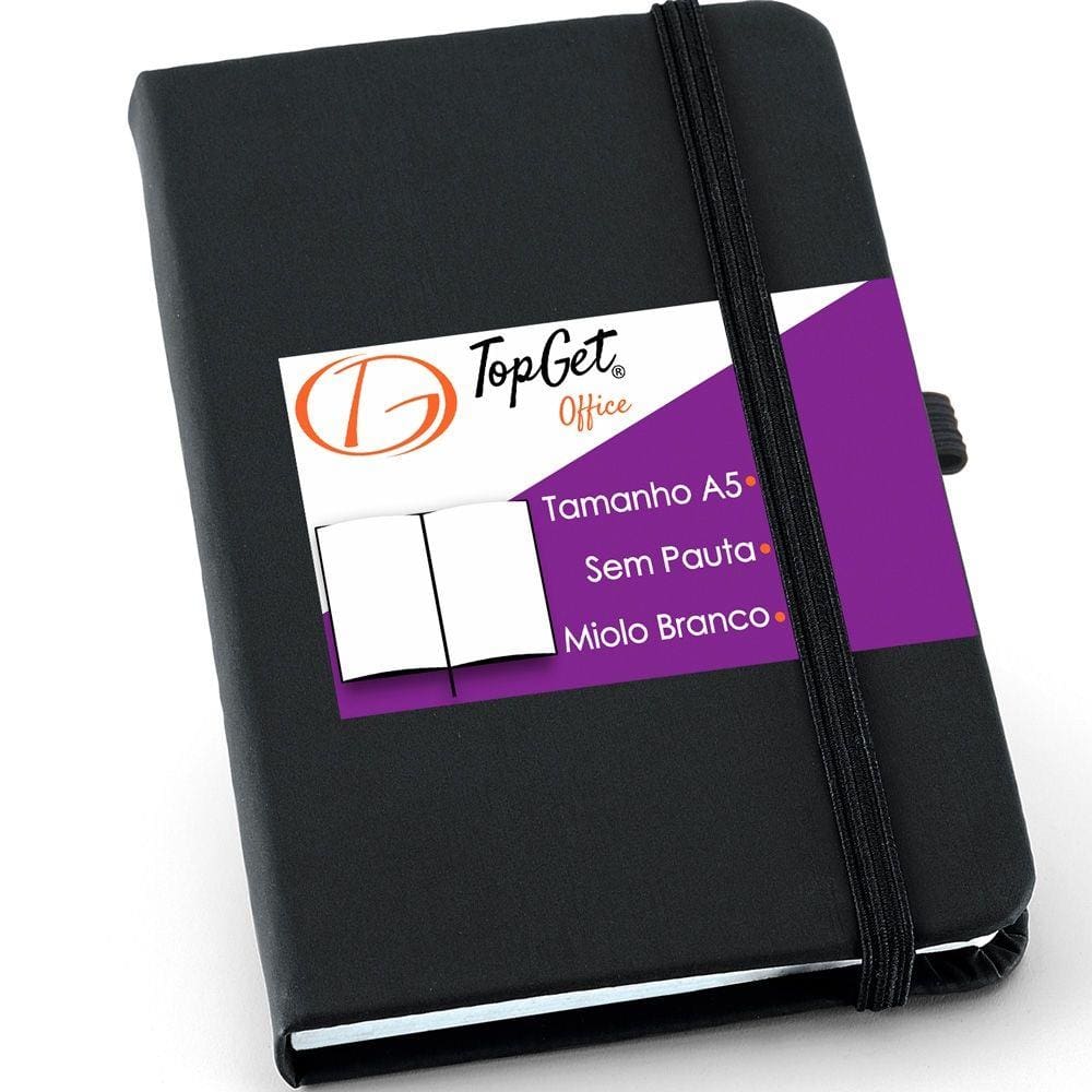 Caderneta de Anotações 14x21cm 80 Folhas Sem Pauta