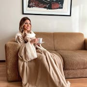 Cobertor De Manga Com Sherpa Aconchego Casa Dona