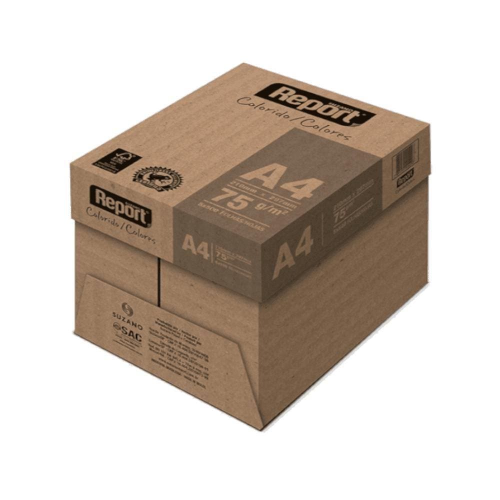 Papel Sulfite A4 Rosa 75G 500 Folhas Report