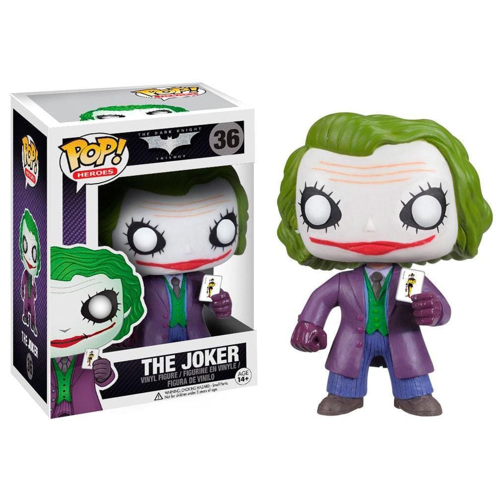 Figura Colecionável - Funko POP - DC Comics - Batman The Dark Knight - The Joker - Funko