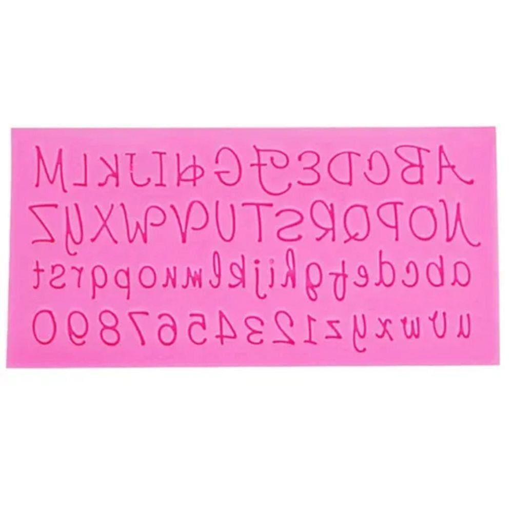 Molde De Silicone Alfabeto