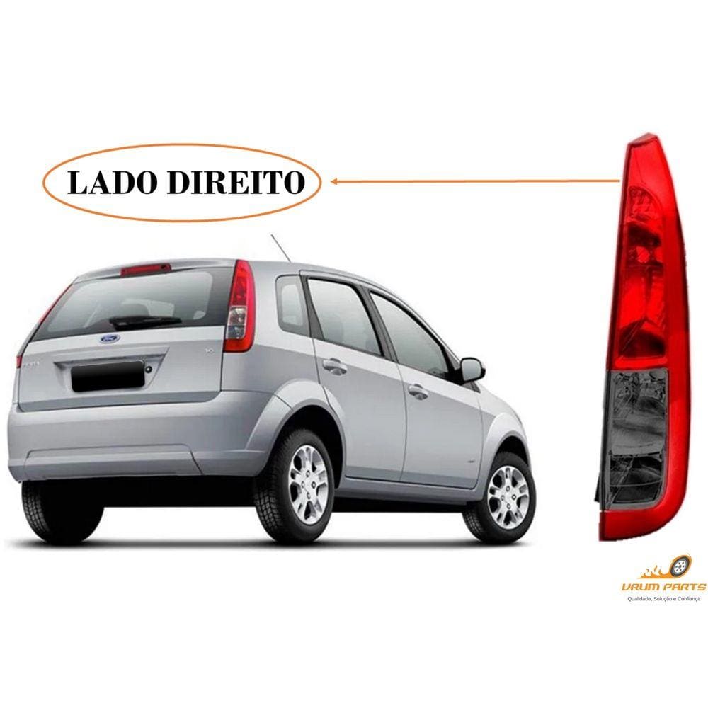 Lanterna Traseira Fiesta Hatch 2007 2008 2009 2010 2011 2012 2013 2014 Bicolor Cristal LADO DIREITO