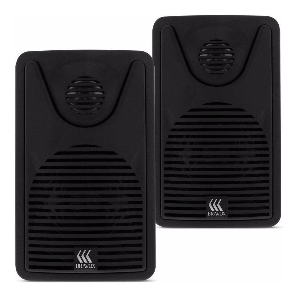 Par Caixa Acustica Bsa Foco 35 Preta 4 Ohms 60w Rms Bravox