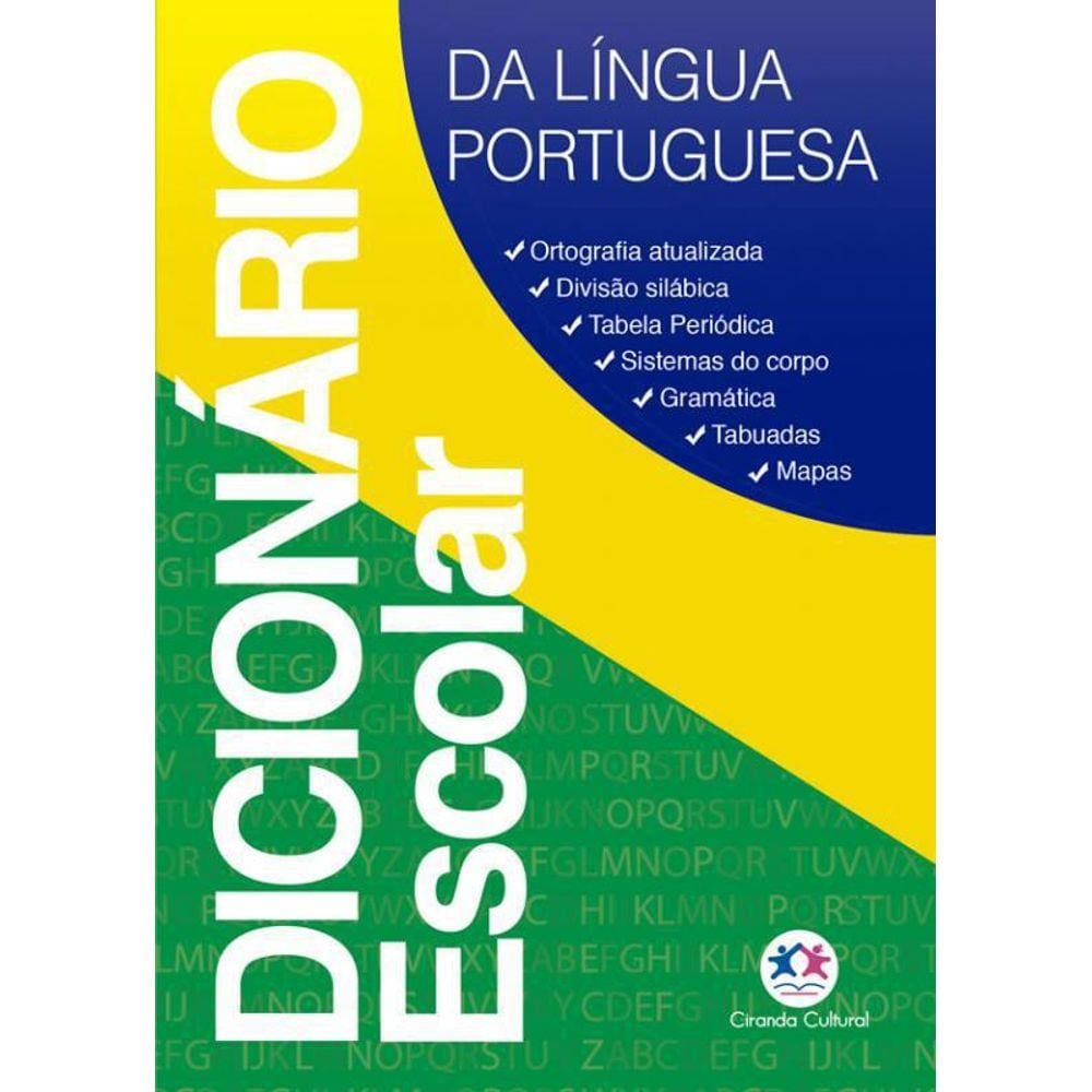 Livro Dicionario Escolar - Lingua Portuguesa