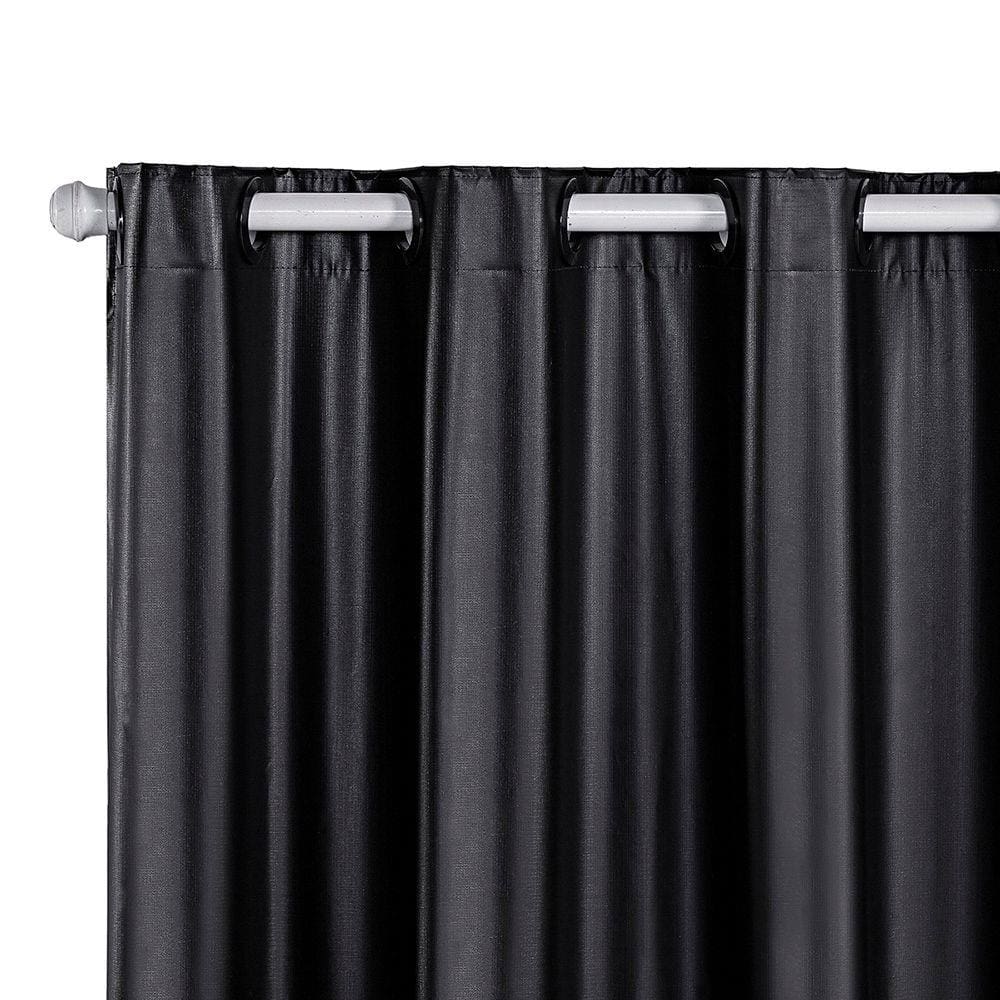 Cortina Blackout PVC corta 100 % a luz 2,80 m x 2,80 m Preto