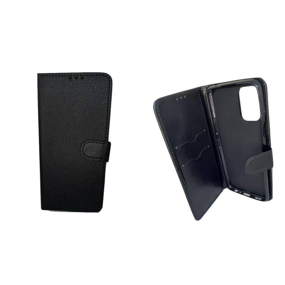 Capa Carteira De Couro Capinha Celular Lg K52 Ou K62 Preto | Extra
