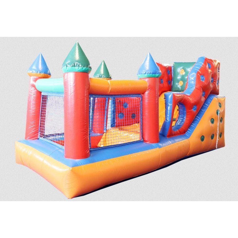 Mini Tobogã Inflável Com Piscina De Bolinhas