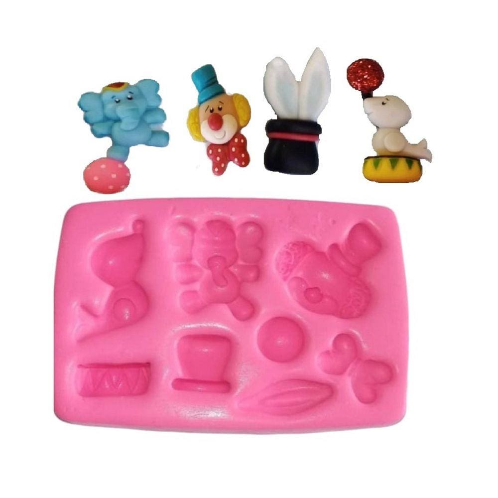 Molde De Silicone Circo, Palhaço
