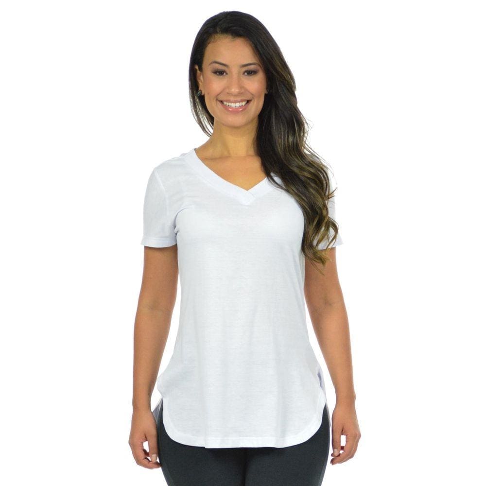 Blusa v longa lisa fenomenal