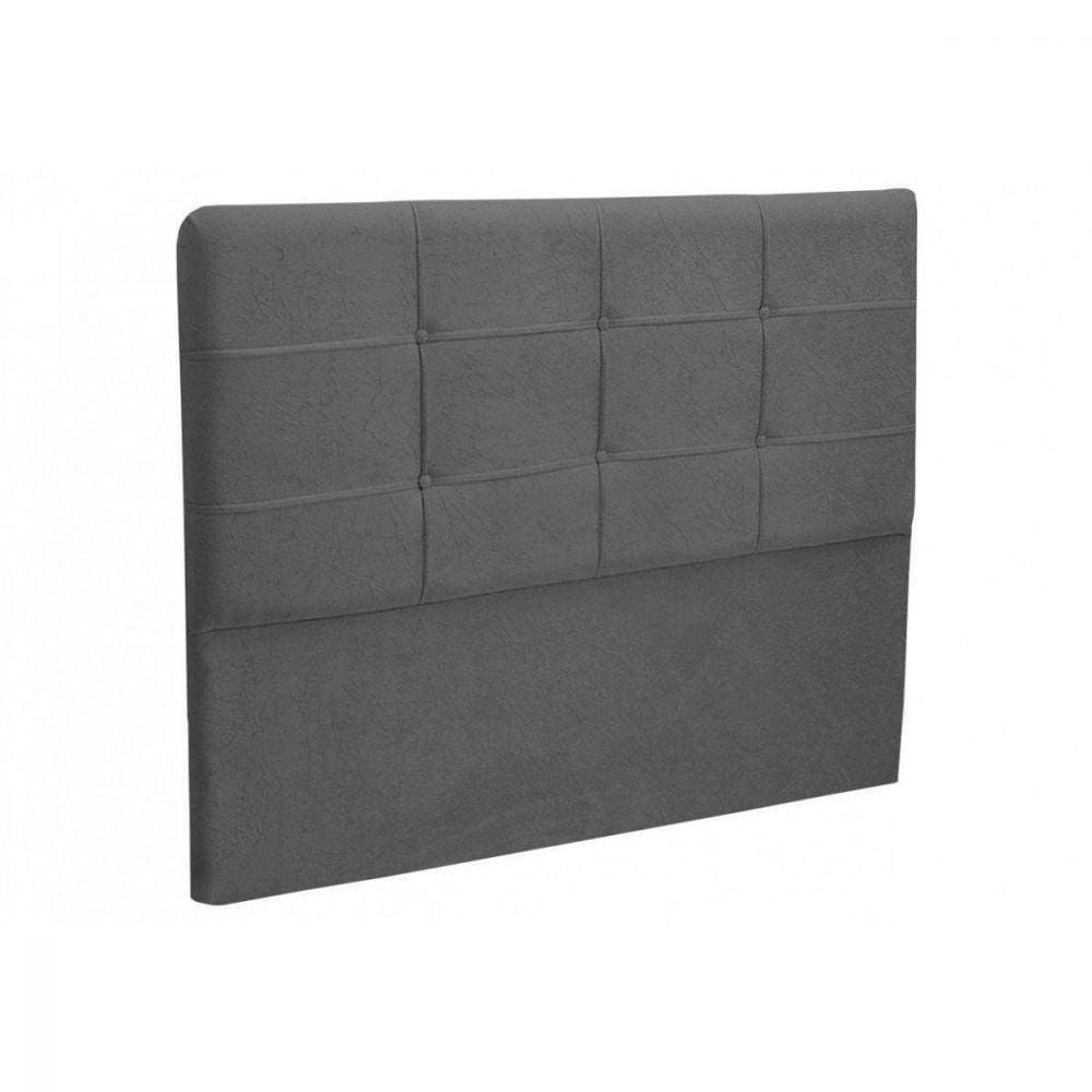 Cabeceira Cama Box Casal 140cm London Cinza