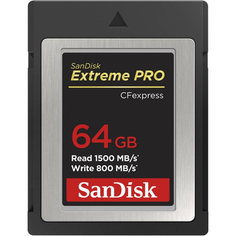 Cartão SanDisk 64GB Extreme PRO CFexpress Tipo B 1500mb/s