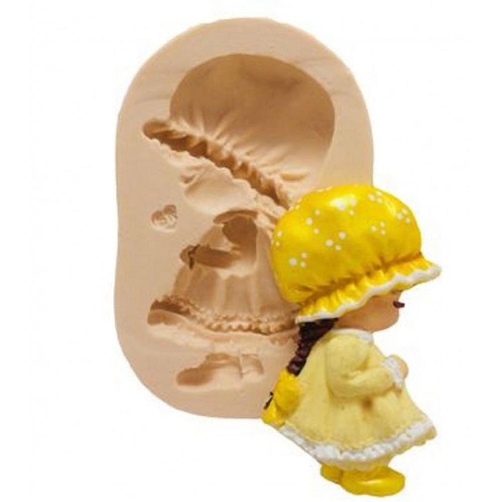 Molde De Silicone Boneca Camponesa