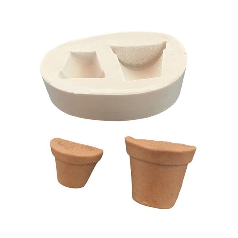 Molde De Silicone Vasos