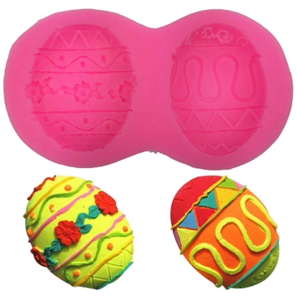 Molde De Silicone Ovos De Páscoa