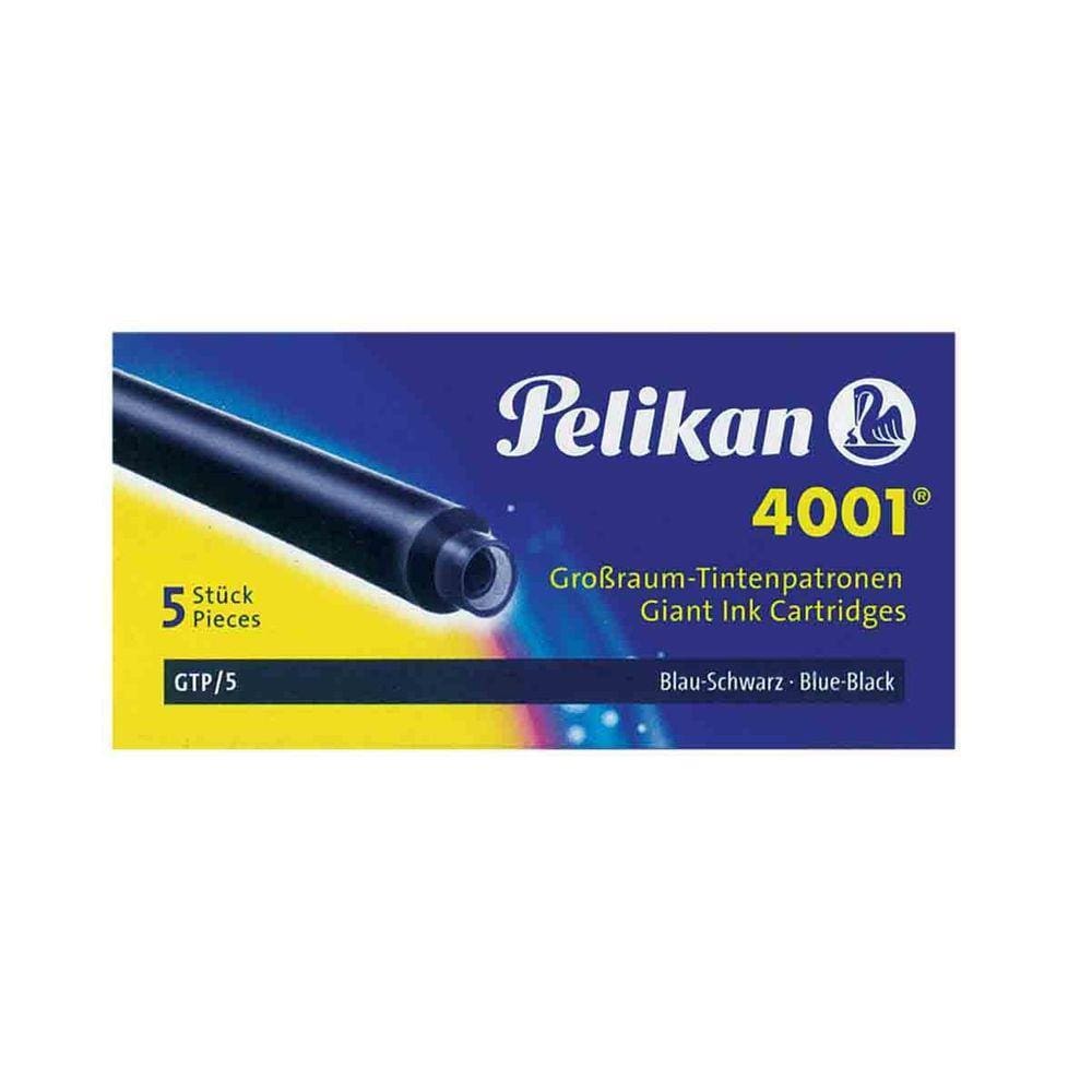 Cartucho Caneta Tinteiro Pelikan 4001 Gtp/5 Blue Black