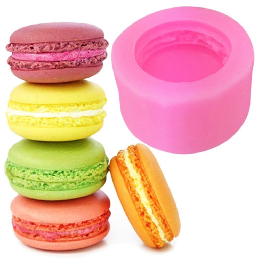Molde De Silicone Bolacha, Macaron 3D