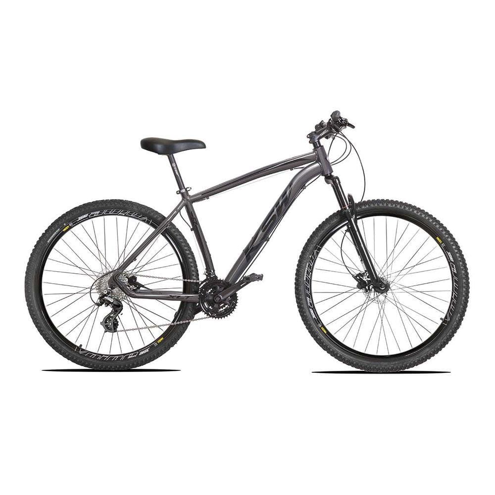 Bicicleta Aro 29 KSW XLT Altus 24v e Trava Grafite com Preto 21