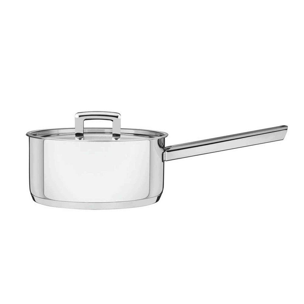Panela Tramontina Brava em Aço Inox Fundo Triplo com Tampa Plana e Cabo 20 cm 2,9 L Tramontina