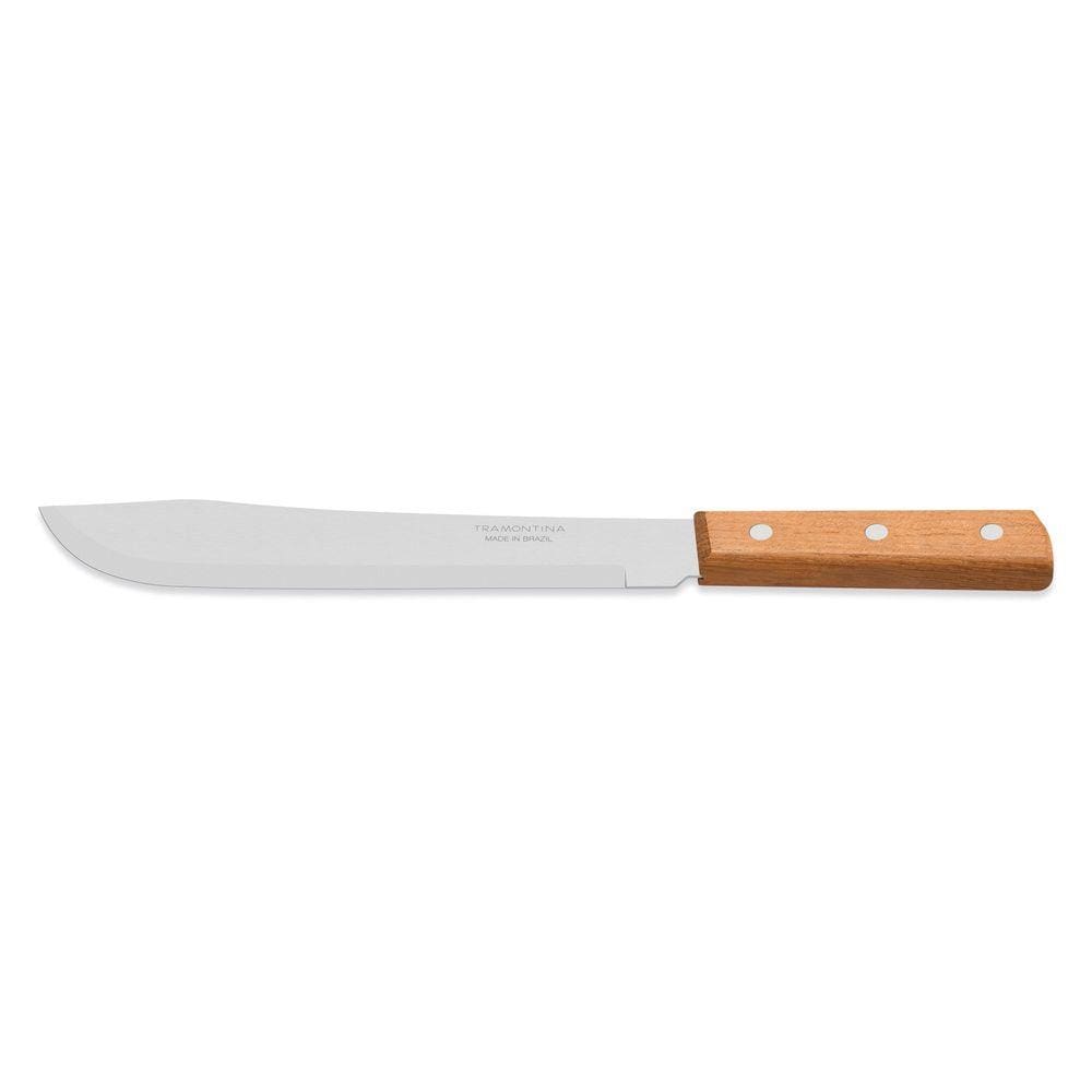 Faca para Cozinha Tramontina Dynamic com Lâmina de Aço Inox e Cabo de Madeira Natural 7" Tramontina