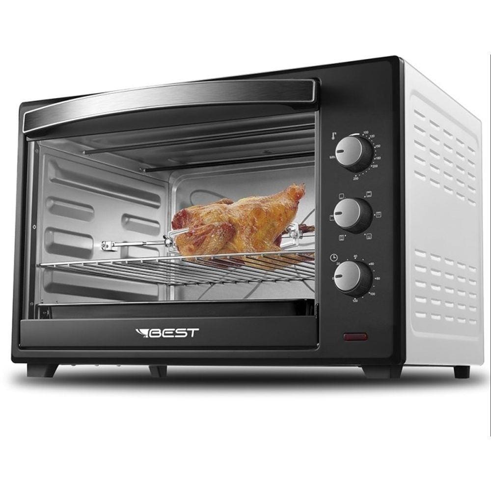 Forno Elet 60Lt Plus Preto/Branco