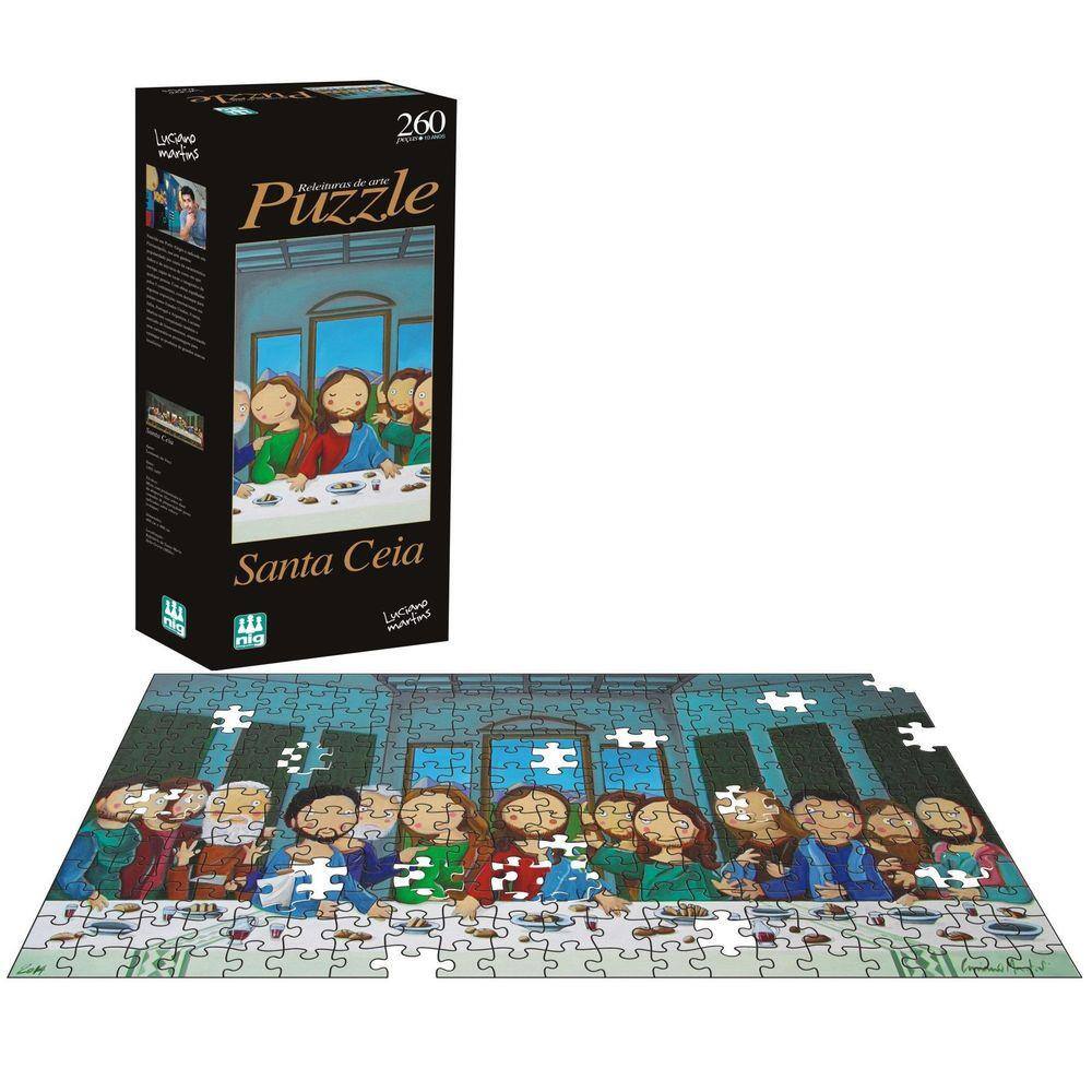 Quebra-Cabeça Nig Brinquedos Santa Ceia 260 Peças