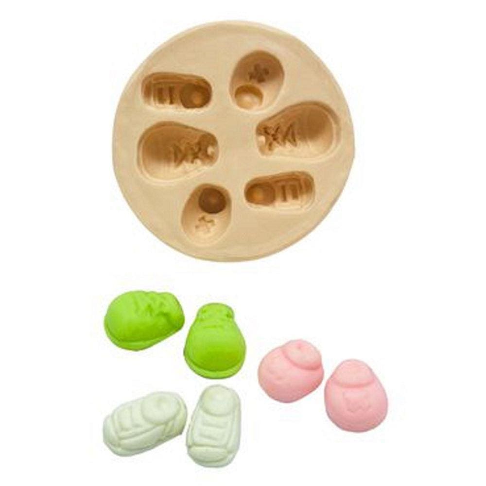 Molde De Silicone Sapatinhos, Chá De Bebe
