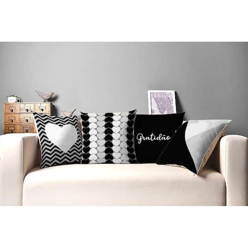 Kit Almofadas Decorativas Estampadas 45 X 45 | Extra