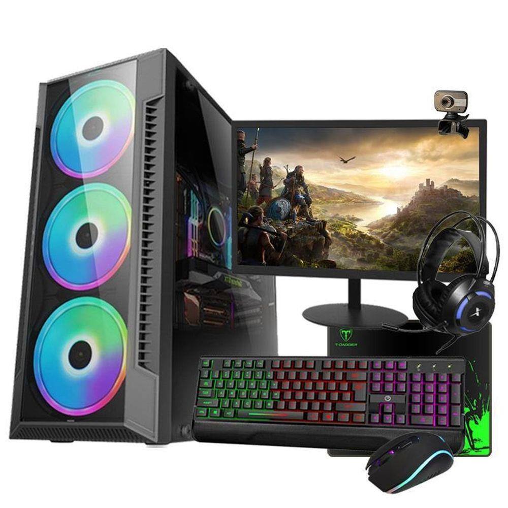 Pc Gamer Barato Completo Intel I5 16gb Hd 1tb Monitor 19