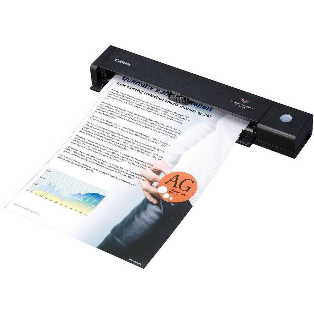 Scanner Canon P-208ii, 8 Ppm, Duplex (frente E Verso)