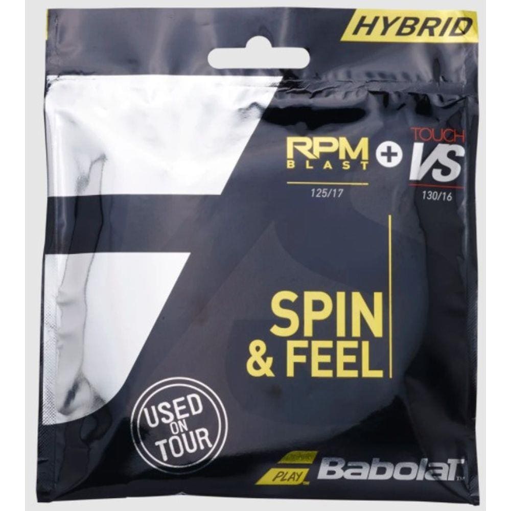 Set de Corda Babolat Hybrid Rpm Blast 1.25 + Touch VS 1.30