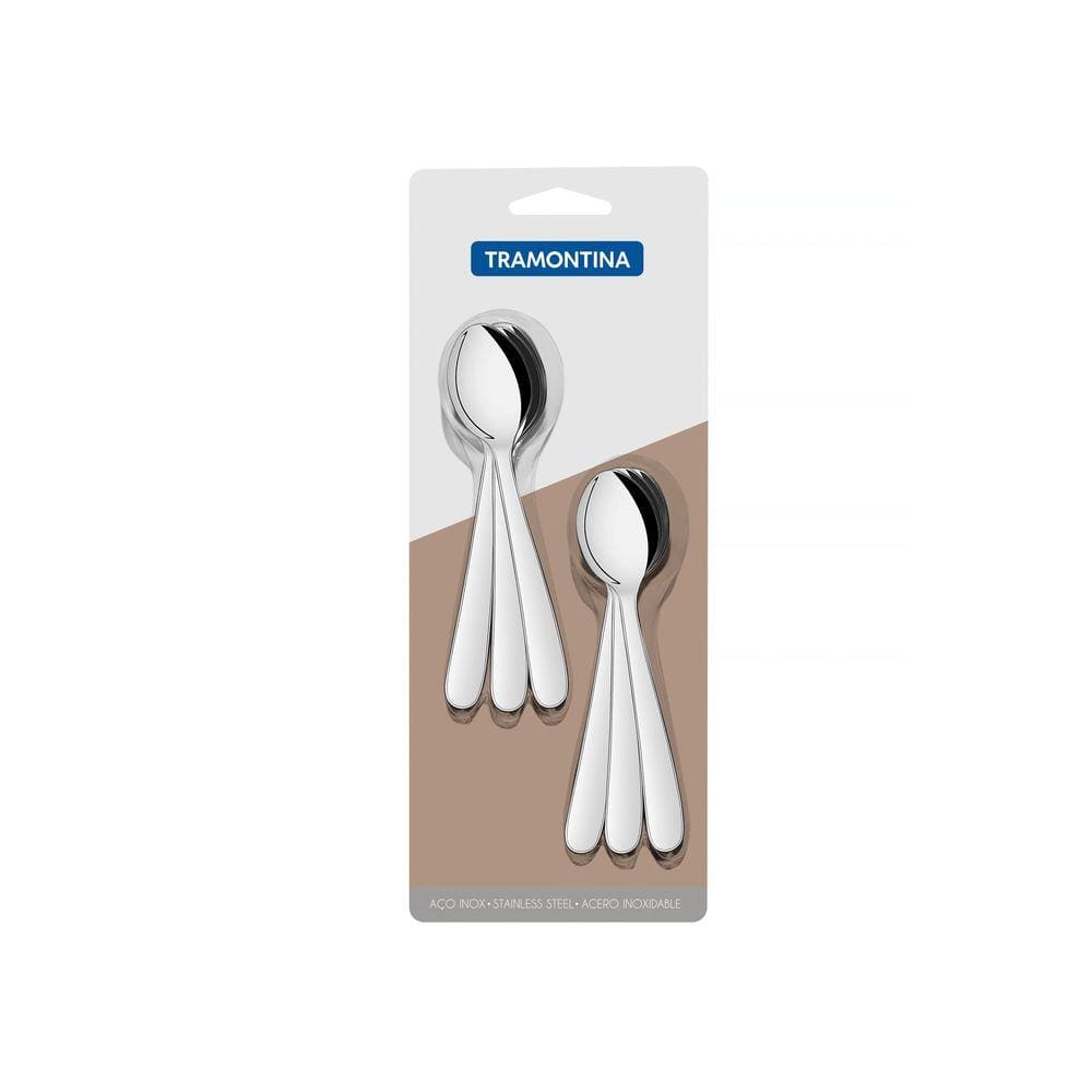 Conjunto de Colheres para Chá Tramontina Aço Inox 6 Peças Tramontina