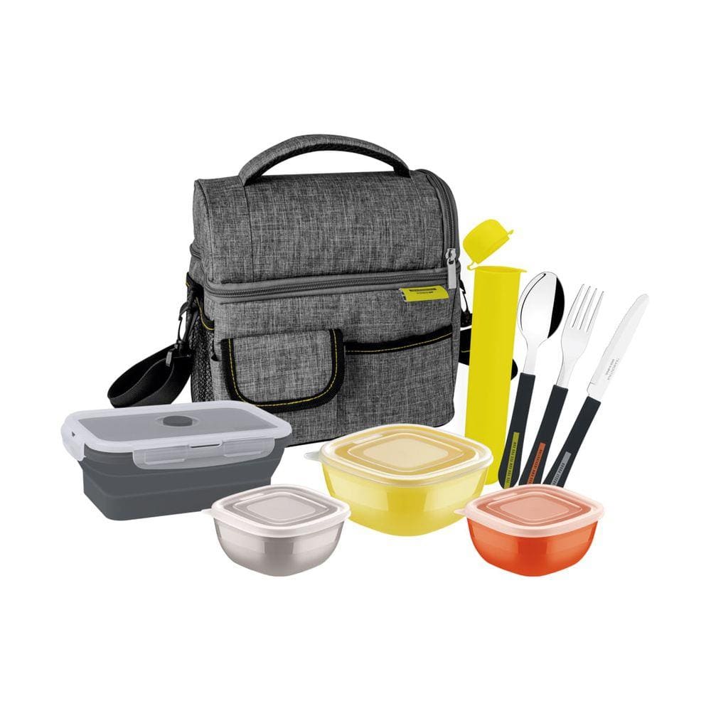Kit Marmita com Bolsa Térmica Tramontina Power Up 09 Peças
