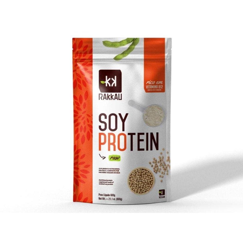 Soy Protein Raw Proteína de Soja Pura 600g Rakkau