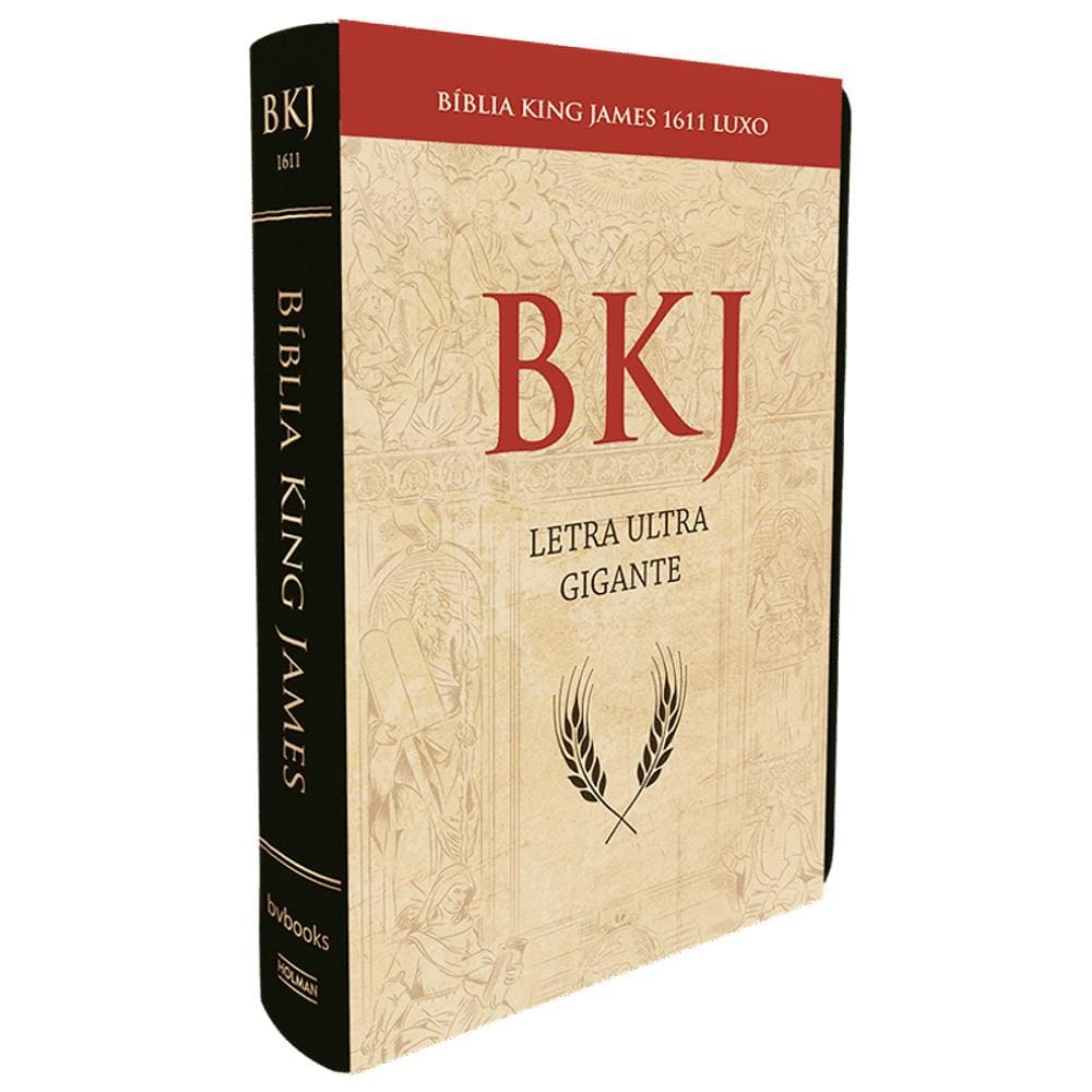 Bíblia King James 1611 Luxo Letra Ultra Gigante preta