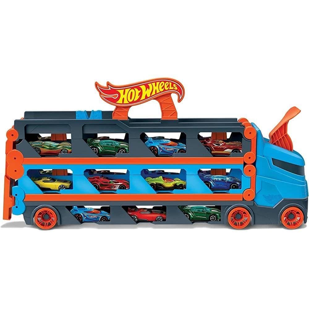 Pista hot wheels de parede