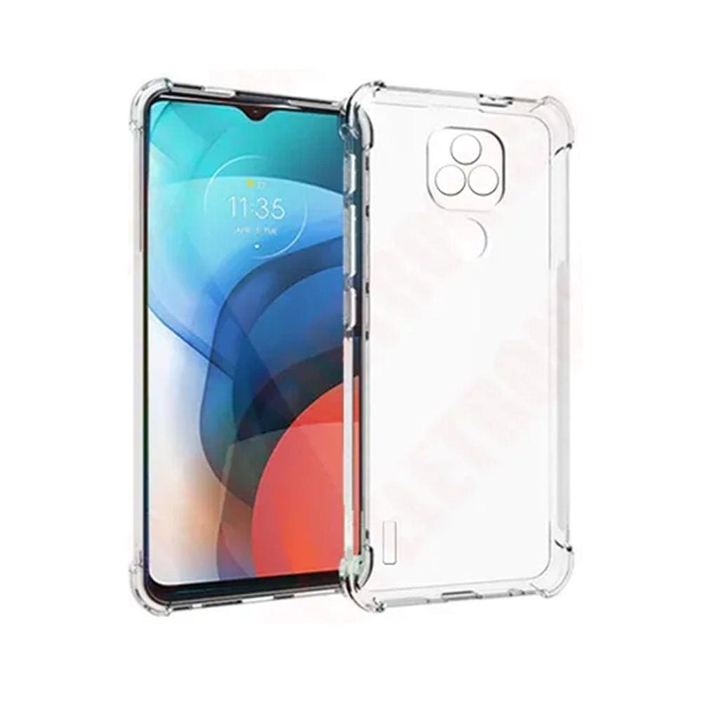 Capinha Silicone Antichoque Transparente Moto E7 Plus