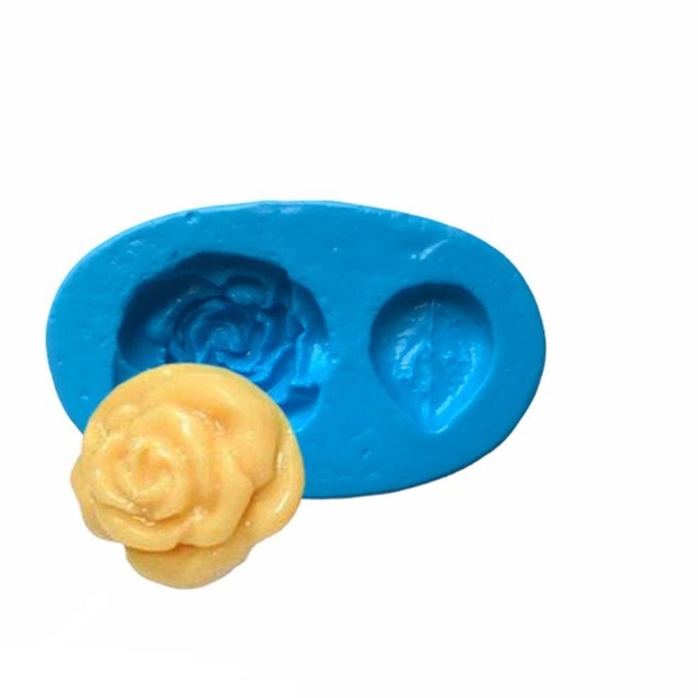 Molde De Silicone Rosa, Folha, Resina, Confeitaria, Biscuit Molds Planet