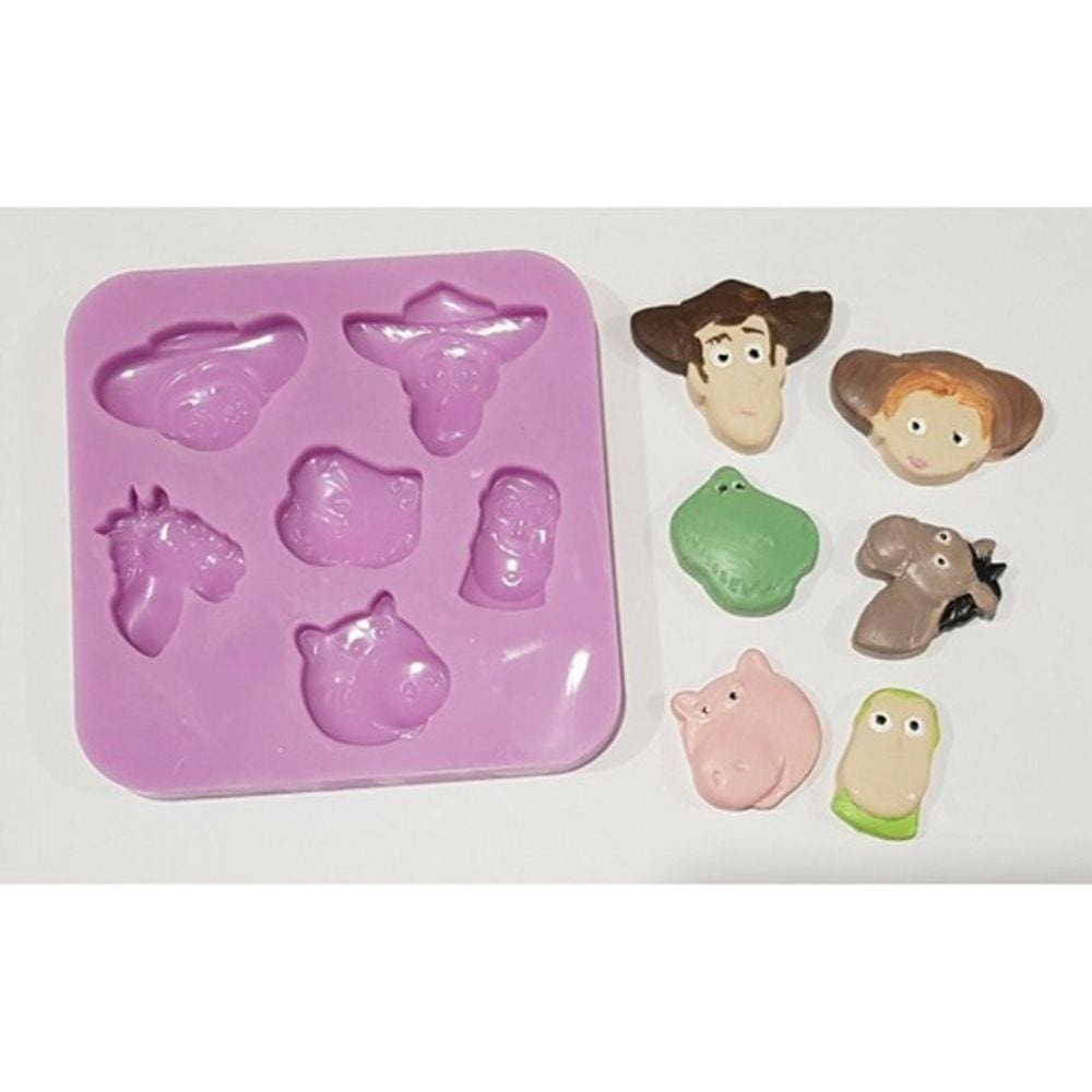Molde De Silicone Toy Story, Resina, Confeitaria, Biscuit Molds Planet