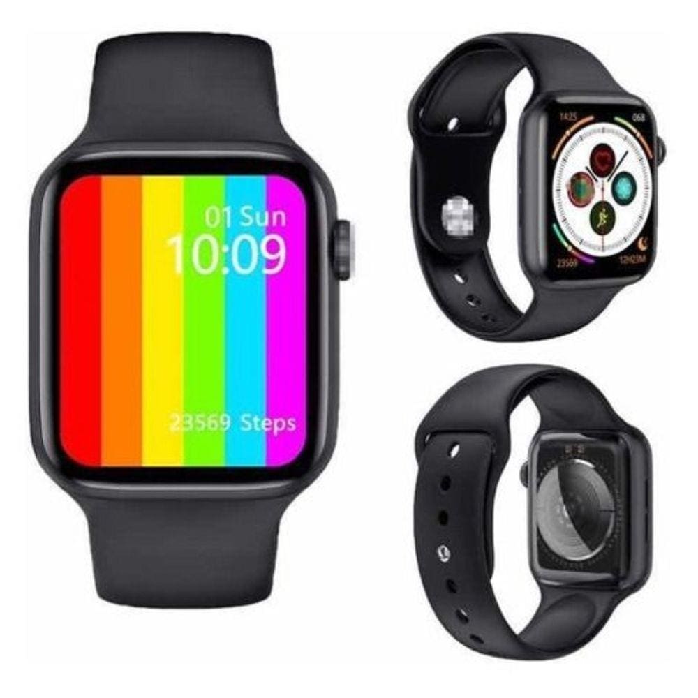 smartwatch iwo 12 dourado