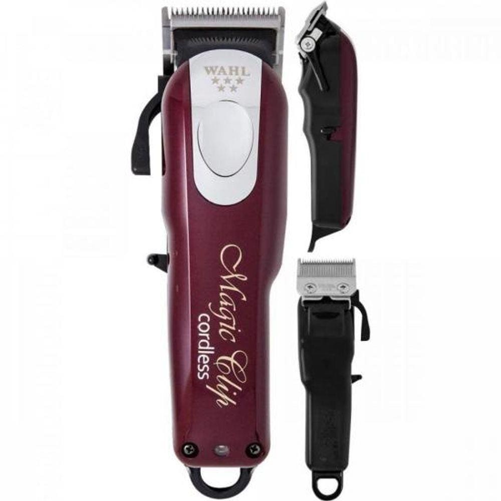 Aparador Cabelo Magic CLIP Cordless PRATA/VERMELHA WAHL