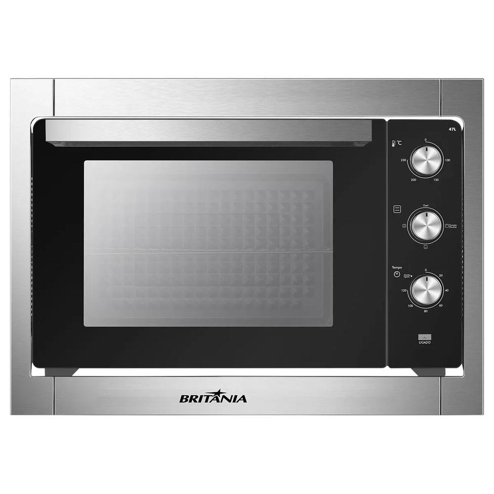 Forno Elétrico de Embutir Britânia BFE47P 47 Litros Inox