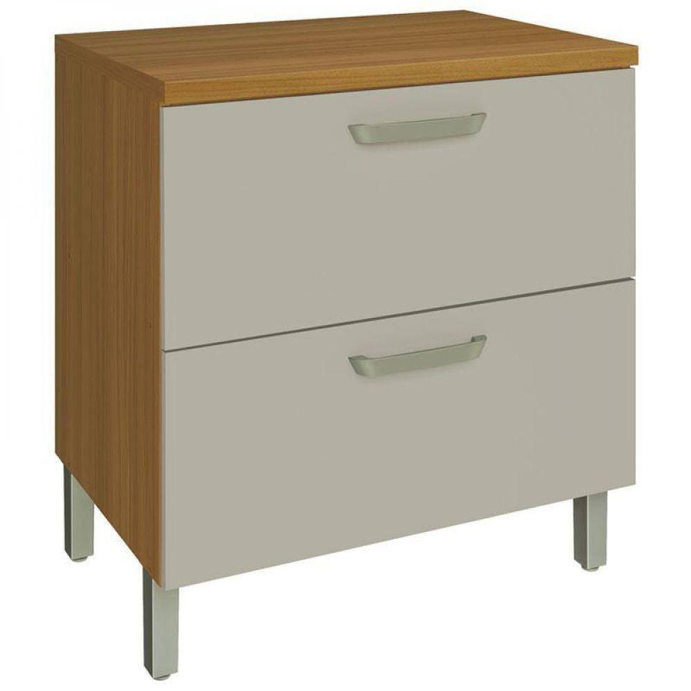 Balcão 1 Porta 1 Gaveta Princesa Nesher Freijó Off White